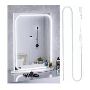 6.56FT LED Vanity Lights Strip Water Resistant Daylight White (Open Box)